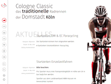 Tablet Screenshot of cologneclassic.de